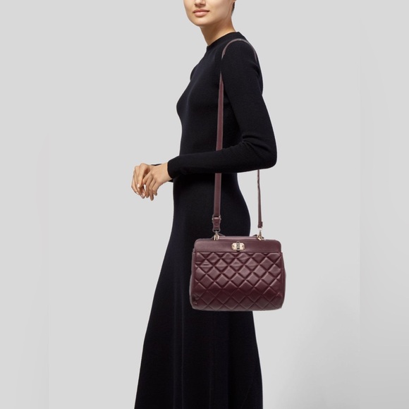 $180 Badgley Mischka Quilted Mini Tote Bag - Picture 4 of 7